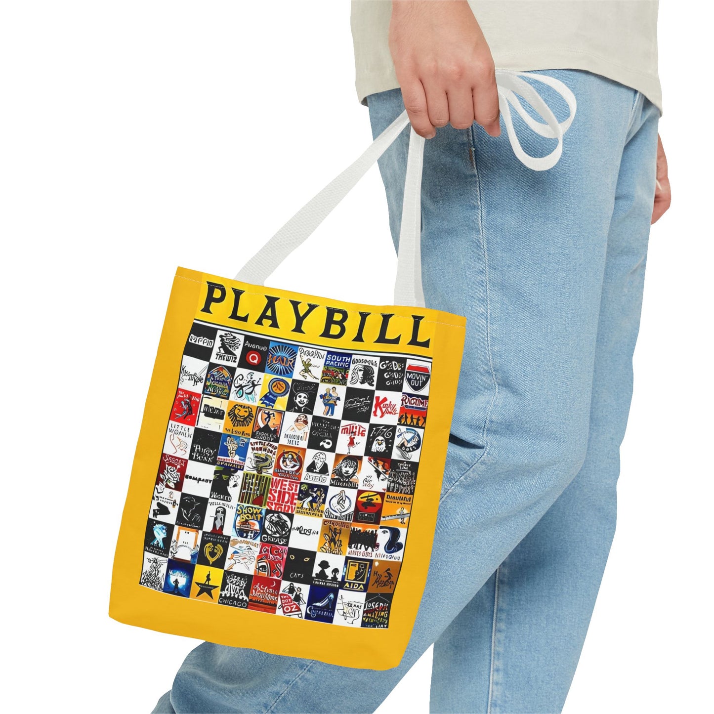 Playbill Tote Bag. Great Gift for Broadway Enthusiast. Broadway Gift. Gift for her, Gift for him.