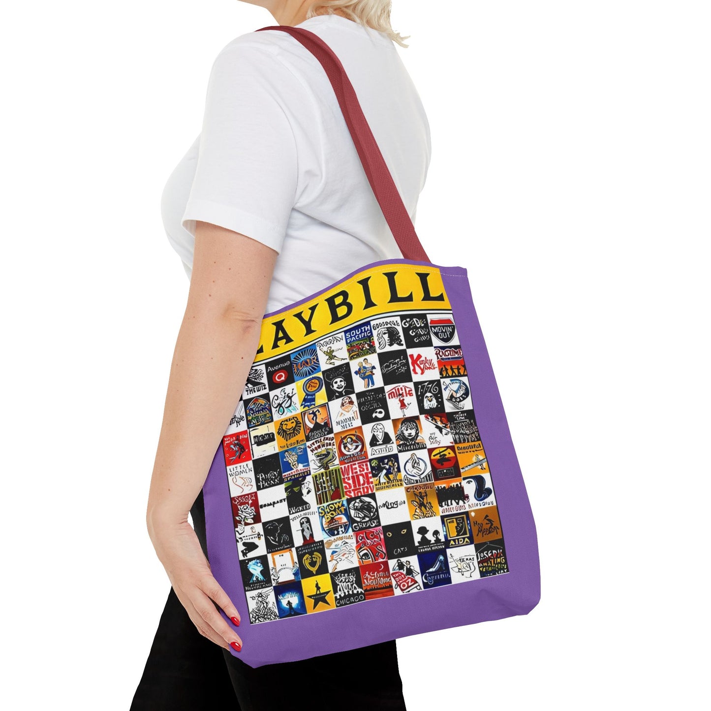 Playbill Tote Bag. Great Gift for Broadway Enthusiast. Broadway Gift. Gift for her, Gift for him.