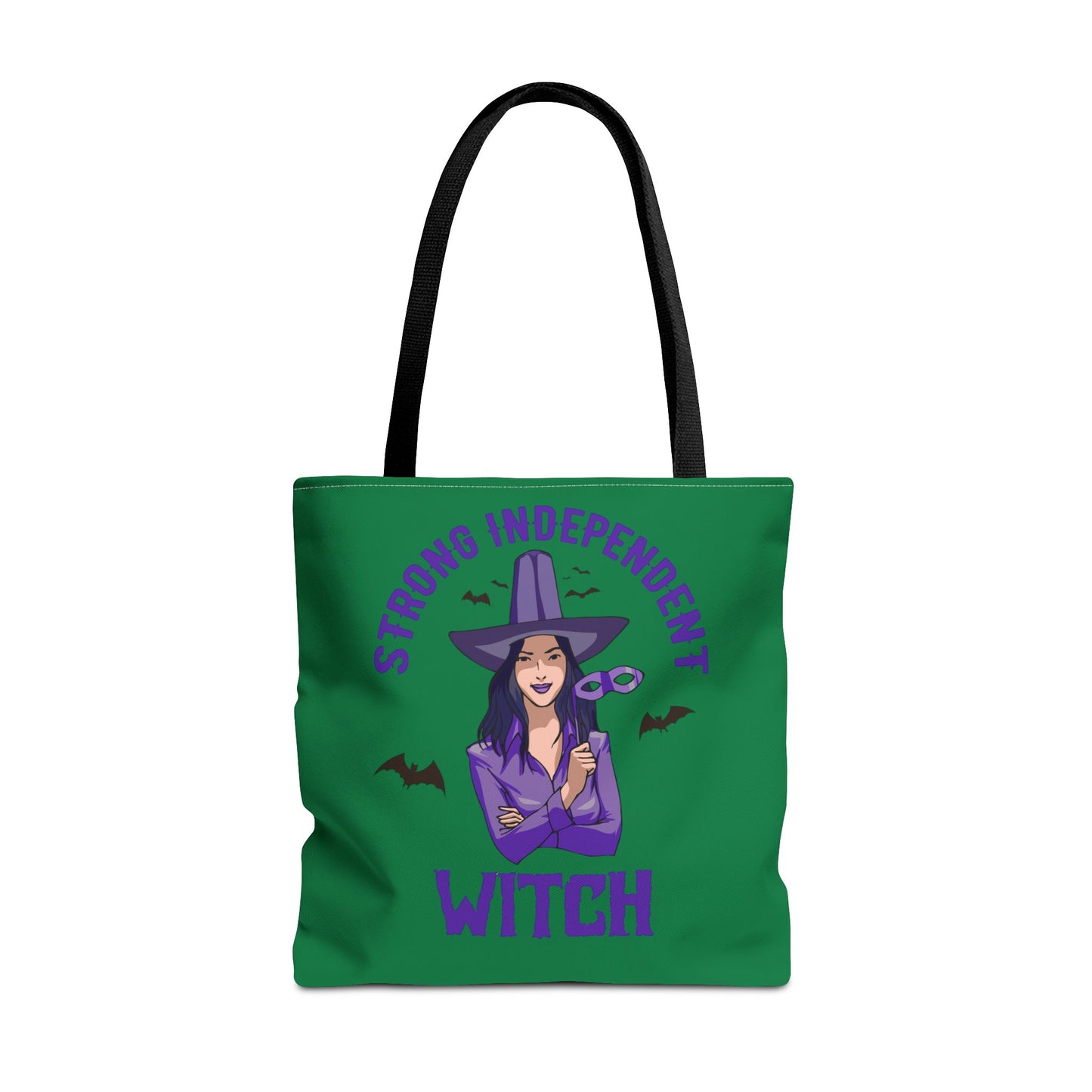 Strong Independent Witch Tote Bag - Perfect Halloween Gift for Enthusiasts - Ideal for Spooky Season, Witchcraft Fans, and Halloween Lovers.