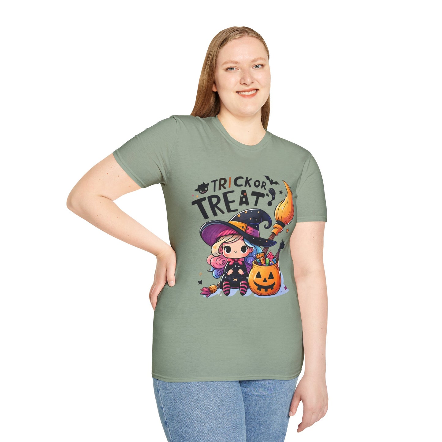 Halloween Unisex T-Shirt, Spooky Tee, Pumpkin Shirt, Trick or Treat Top, Costume Apparel