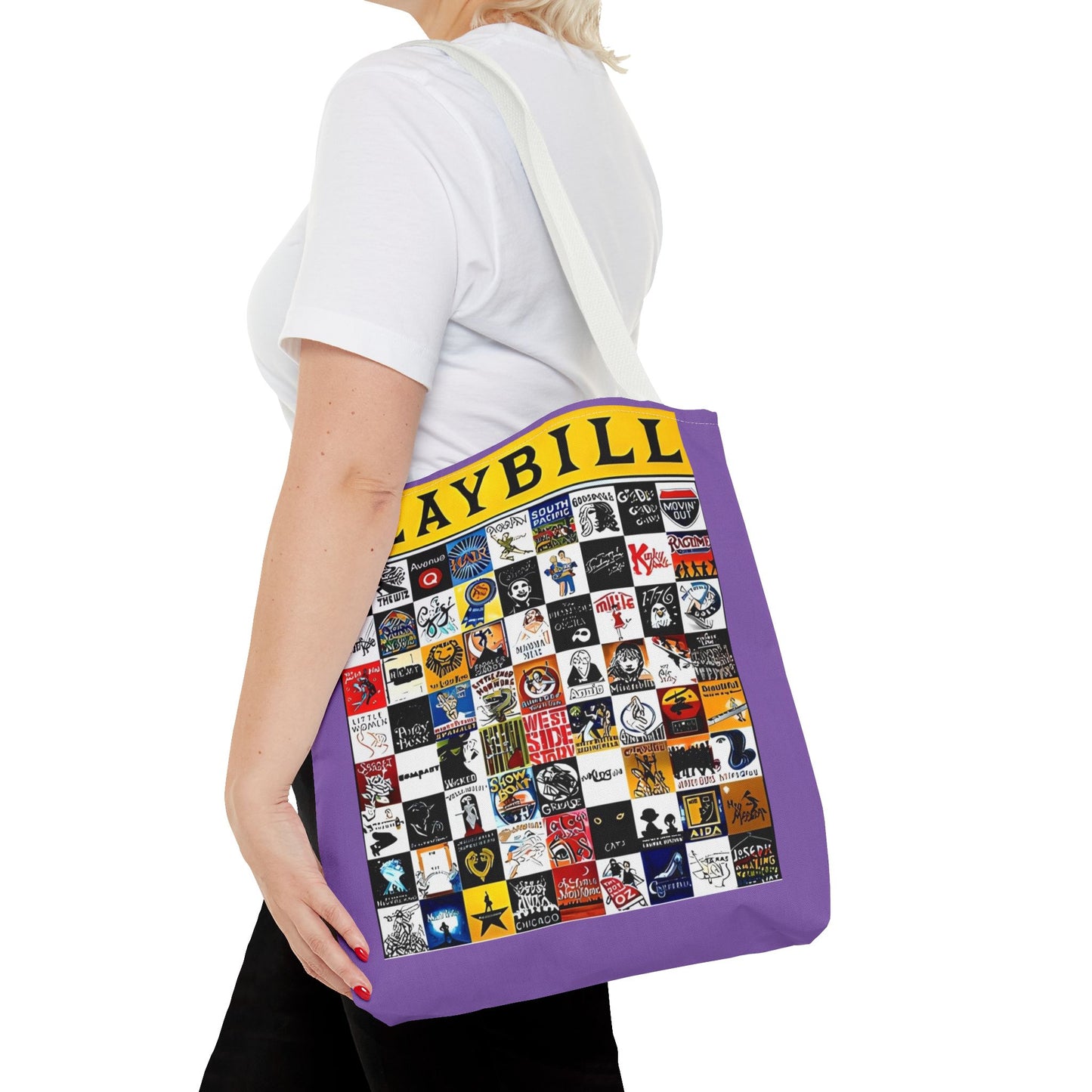 Playbill Tote Bag. Great Gift for Broadway Enthusiast. Broadway Gift. Gift for her, Gift for him.