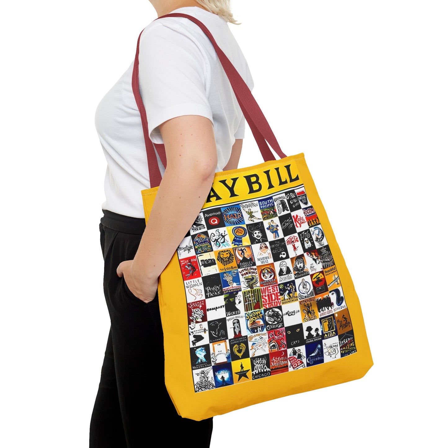 Playbill Tote Bag. Great Gift for Broadway Enthusiast. Broadway Gift. Gift for her, Gift for him.