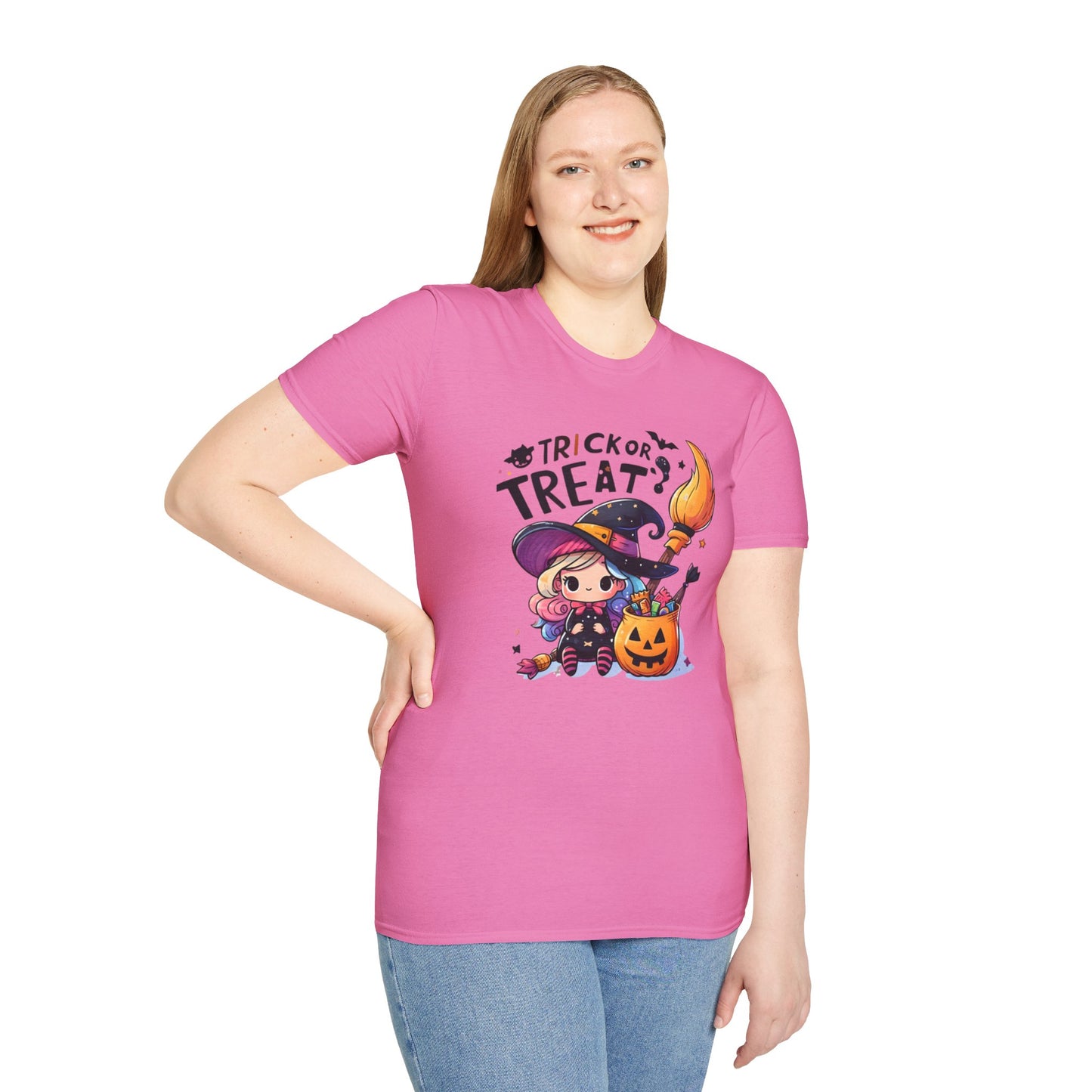 Halloween Unisex T-Shirt, Spooky Tee, Pumpkin Shirt, Trick or Treat Top, Costume Apparel