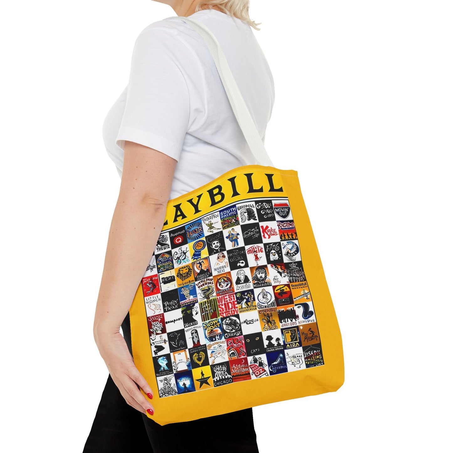 Playbill Tote Bag. Great Gift for Broadway Enthusiast. Broadway Gift. Gift for her, Gift for him.