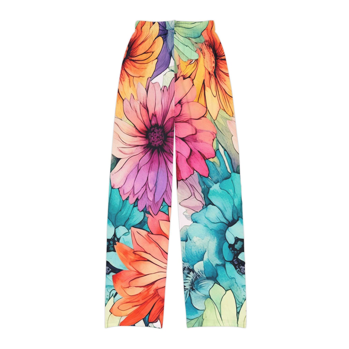 Floral Kids Pajama Pants - Soft & Comfortable Sleepwear | Cute Floral Pattern | Ideal for Girls | Perfect for Everyday Wear