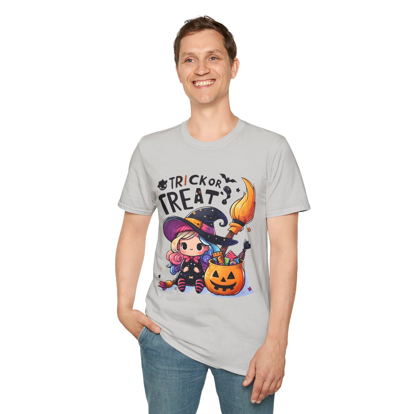 Halloween Unisex T-Shirt, Spooky Tee, Pumpkin Shirt, Trick or Treat Top, Costume Apparel