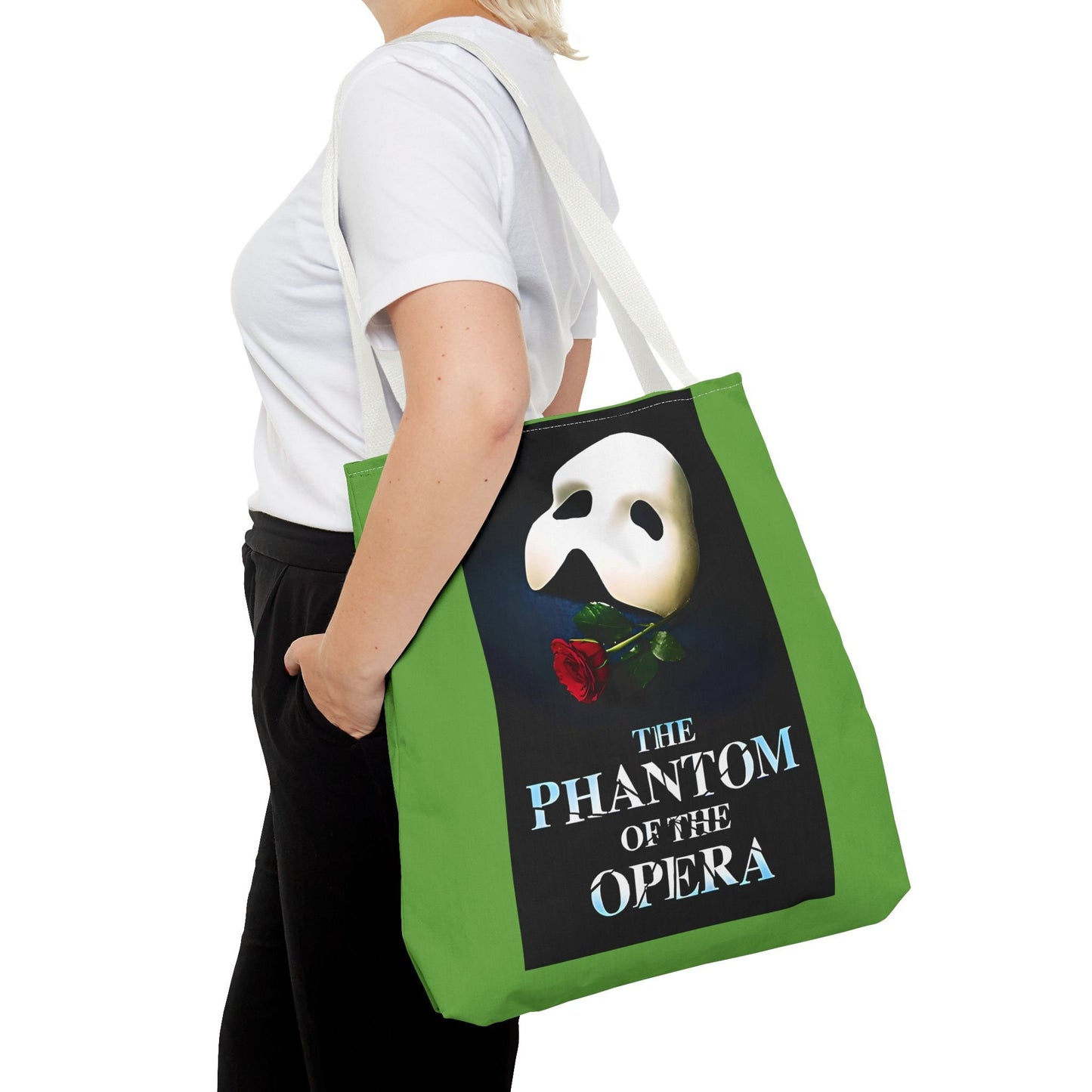 Phantom of the Opera Tote Bag. Great Gift for Broadway Enthusiast. Broadway Gift. Gift for her, Gift for him.