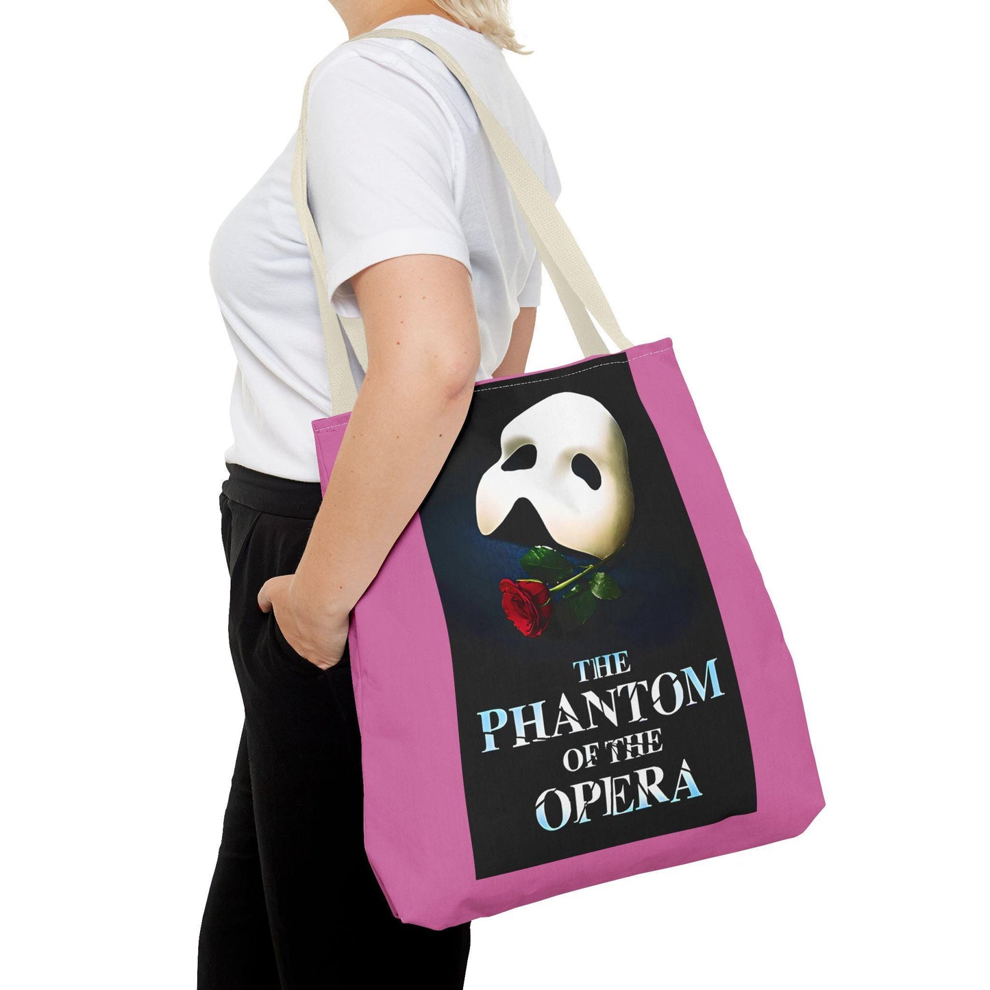 Phantom of the Opera Tote Bag. Great Gift for Broadway Enthusiast. Broadway Gift. Gift for her, Gift for him.