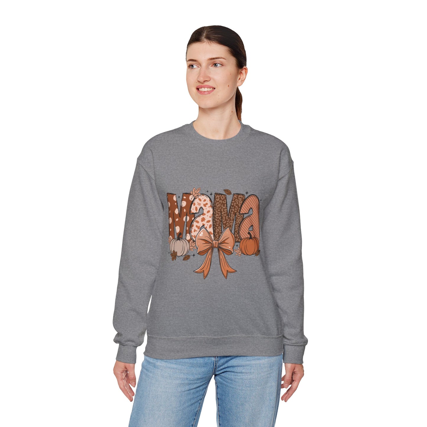 Mama Sweatshirt, Gift for Her, Unisex Crewneck, Heavy Blend, Cozy Jumper, Mother's Day Gift, Birthday Present