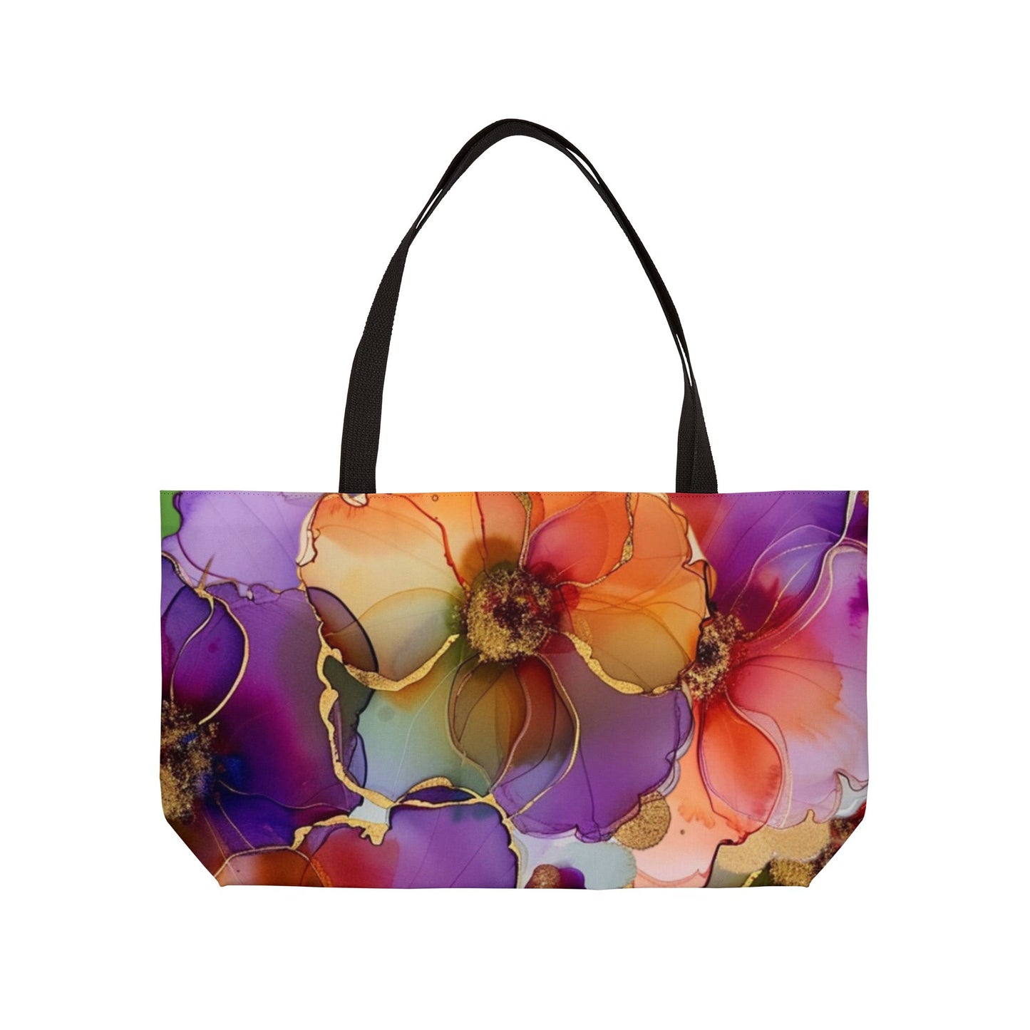 Floral Tote Bag, Botanical Weekend Bag, Large Carryall Purse, Canvas Beach Bag, Boho Shopping Tote. Gift for her.