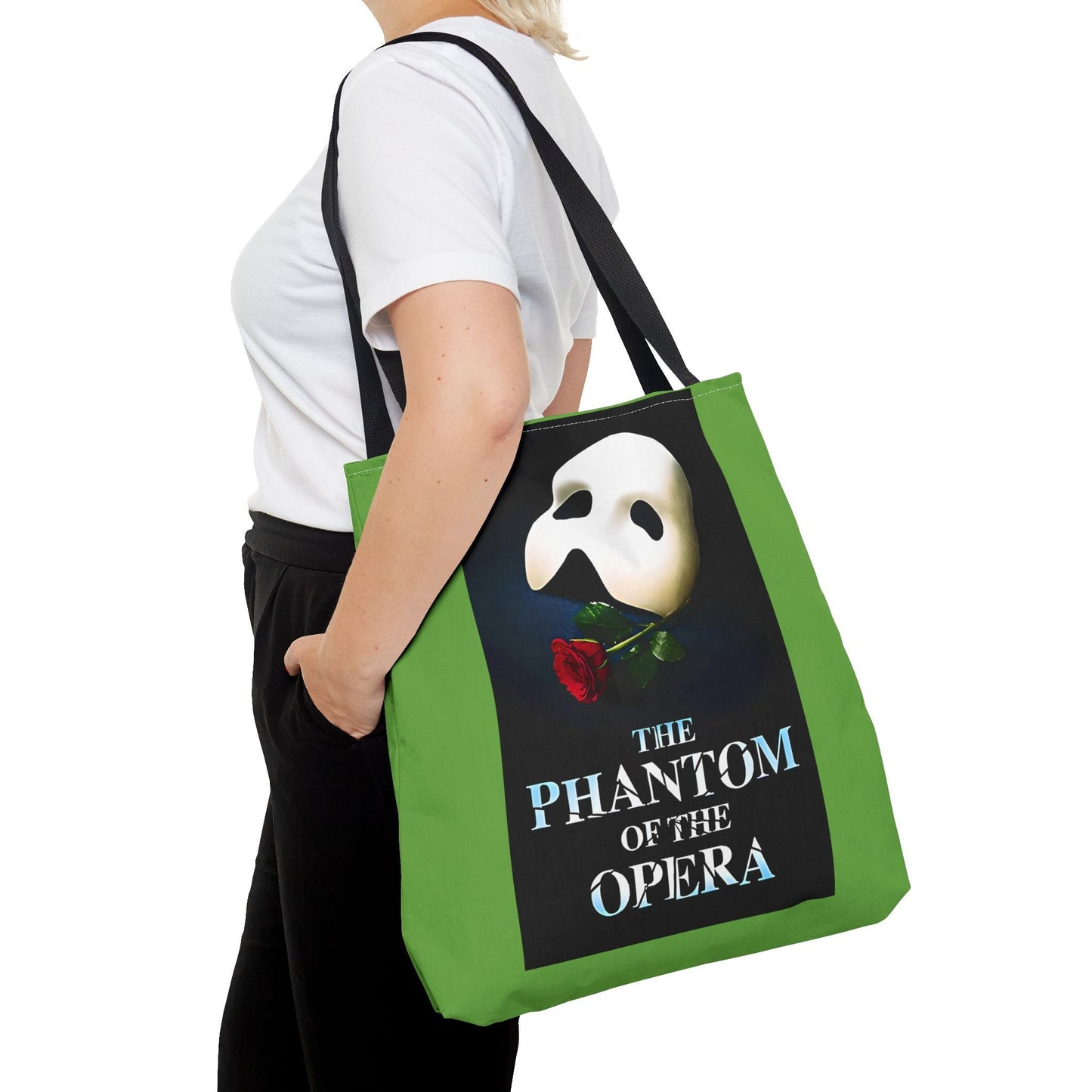 Phantom of the Opera Tote Bag. Great Gift for Broadway Enthusiast. Broadway Gift. Gift for her, Gift for him.