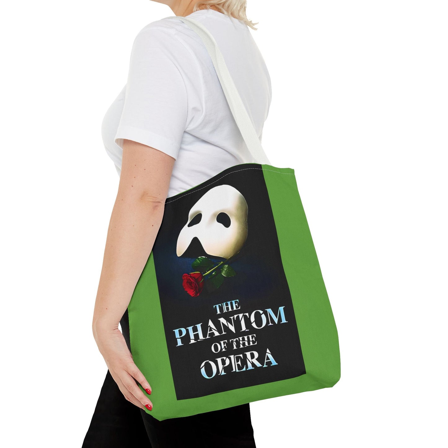 Phantom of the Opera Tote Bag. Great Gift for Broadway Enthusiast. Broadway Gift. Gift for her, Gift for him.