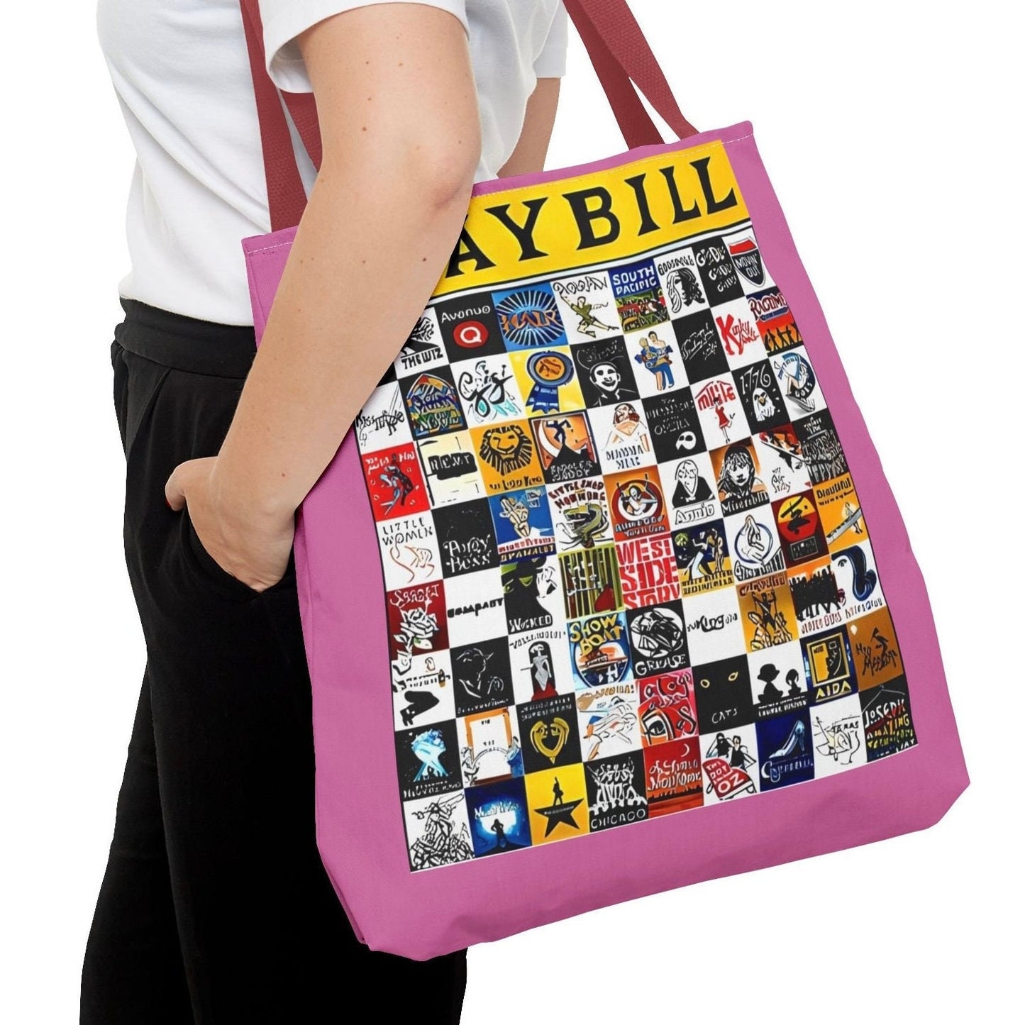 Playbill Tote Bag. Great Gift for Broadway Enthusiast. Broadway Gift. Gift for her, Gift for him.