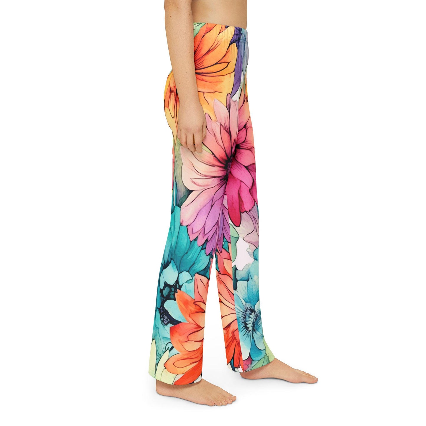 Floral Kids Pajama Pants - Soft & Comfortable Sleepwear | Cute Floral Pattern | Ideal for Girls | Perfect for Everyday Wear