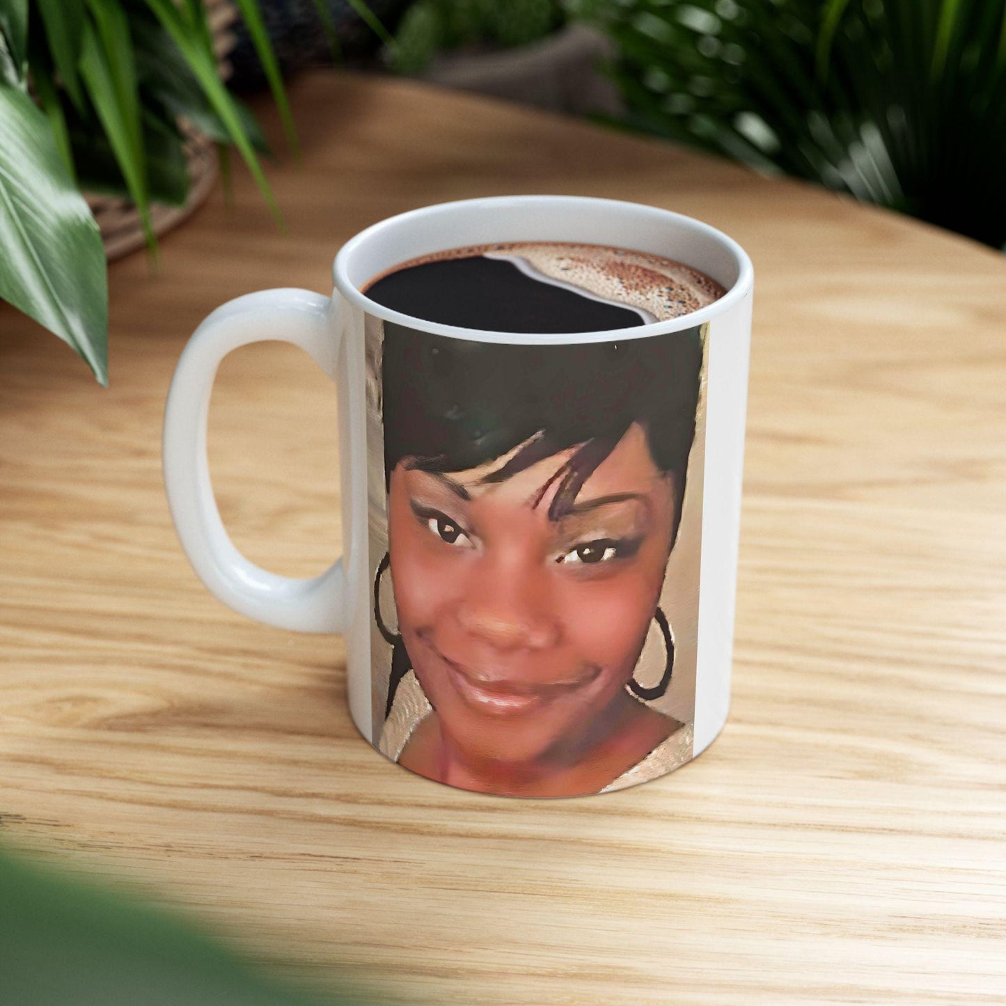 Personalized Mom Memorial Ceramic Mug With Photo and Poem, (11oz, 15oz). Gift for her. Gift for Him.