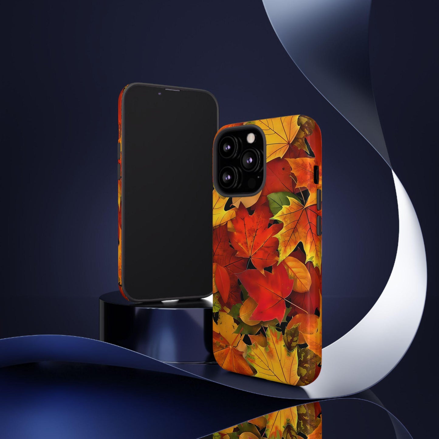 Autumn Leaves Phone Cases, Protective Tough iPhone Case, Samsung Galaxy, Google Pixel Cover, Custom Premium Quality Case