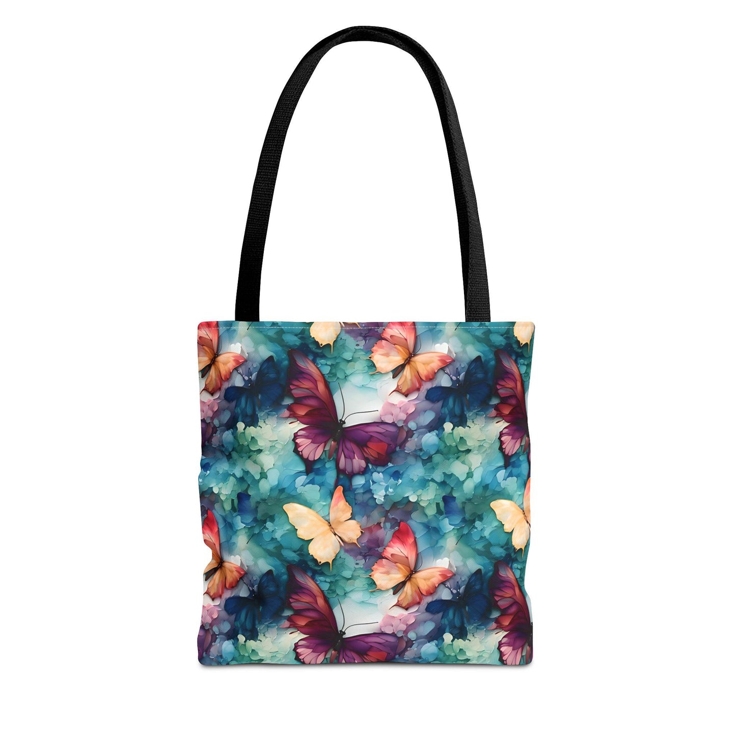 Butterflies Tote Bag | Autumn Leaves Canvas Tote | Stylish Reusable Shopping Bag.