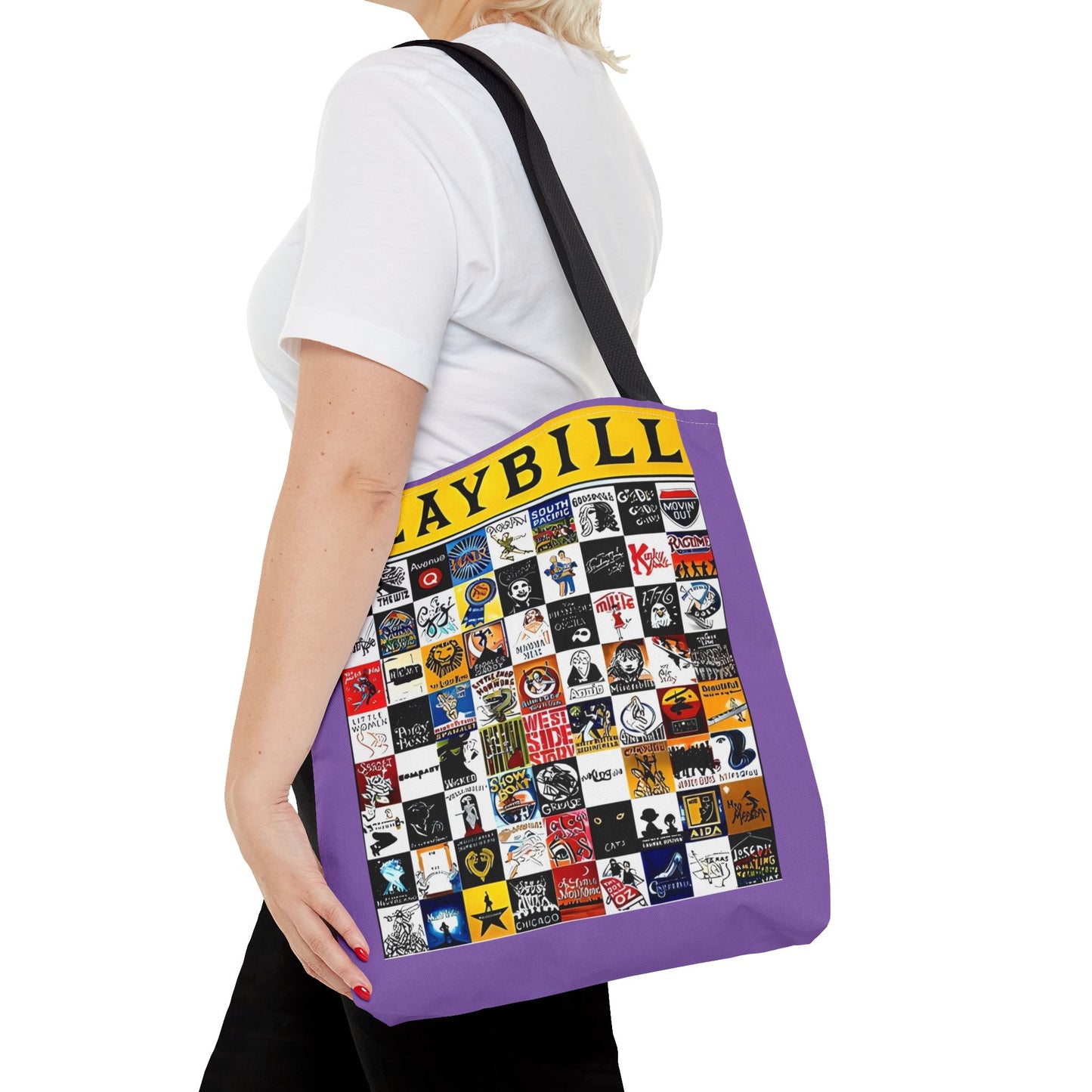 Playbill Tote Bag. Great Gift for Broadway Enthusiast.  Broadway Gift. Gift for her, Gift for him.