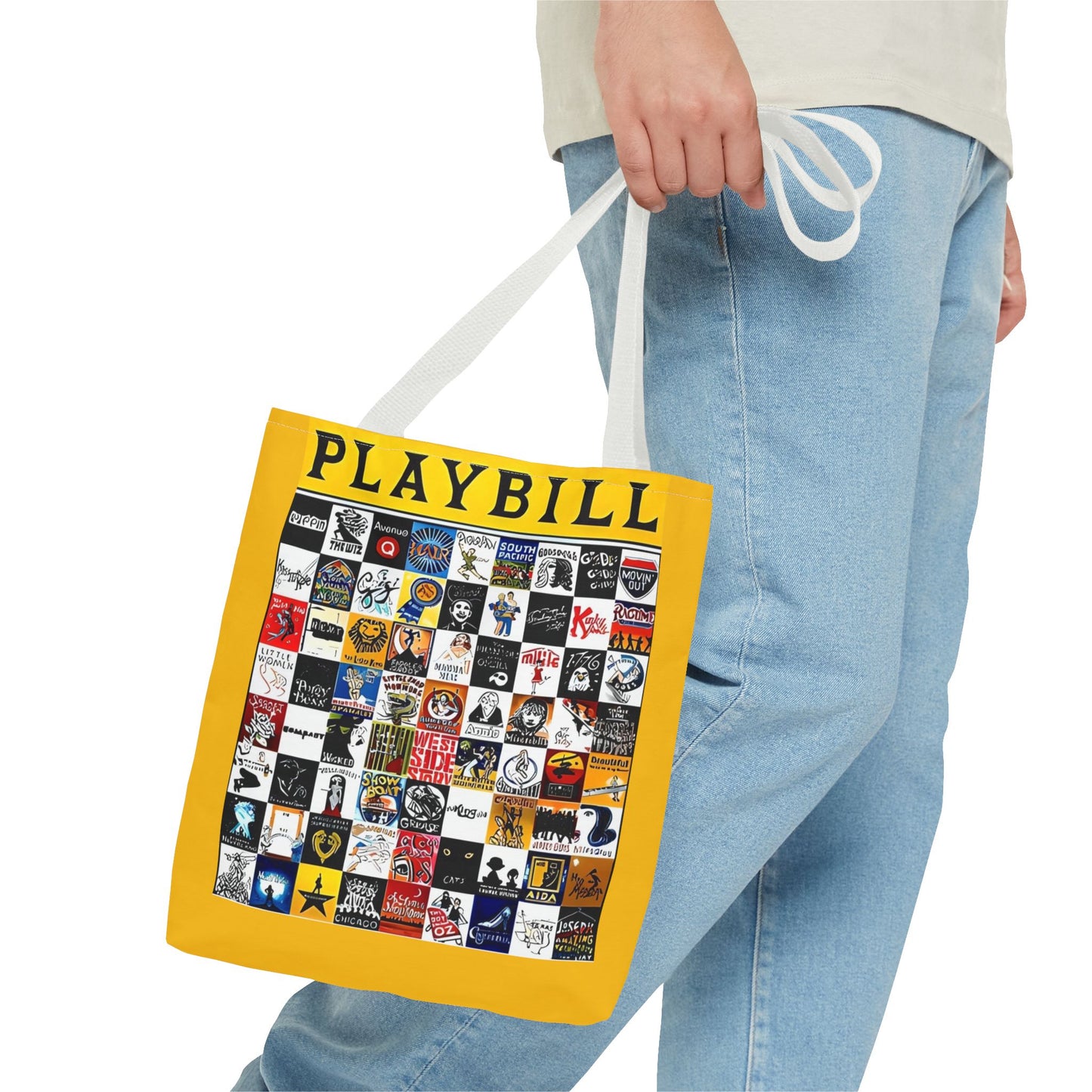 Playbill Tote Bag. Great Gift for Broadway Enthusiast.  Broadway Gift. Gift for her, Gift for him.