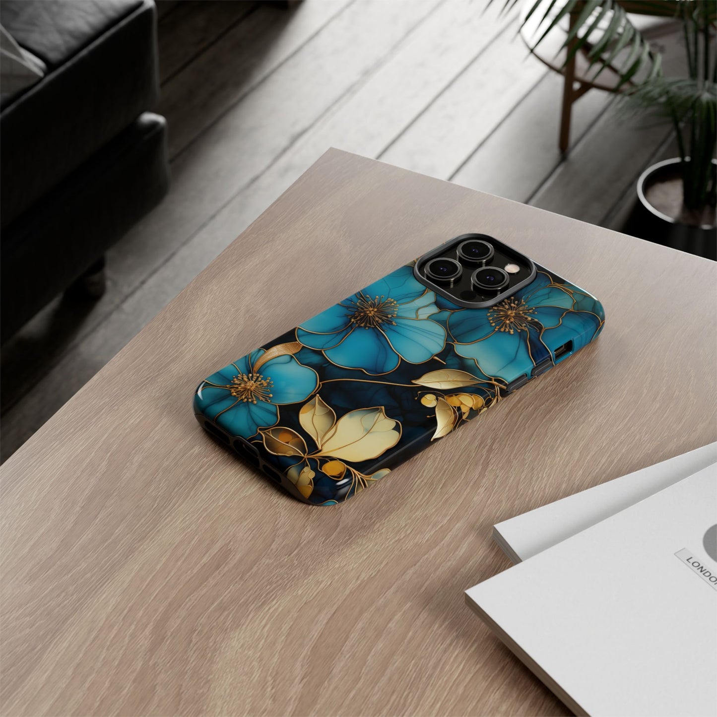 Floral Tough Phone Case - Protective iPhone, Samsung Galaxy, Google Pixel Cover - Durable Floral Design for Maximum Protection