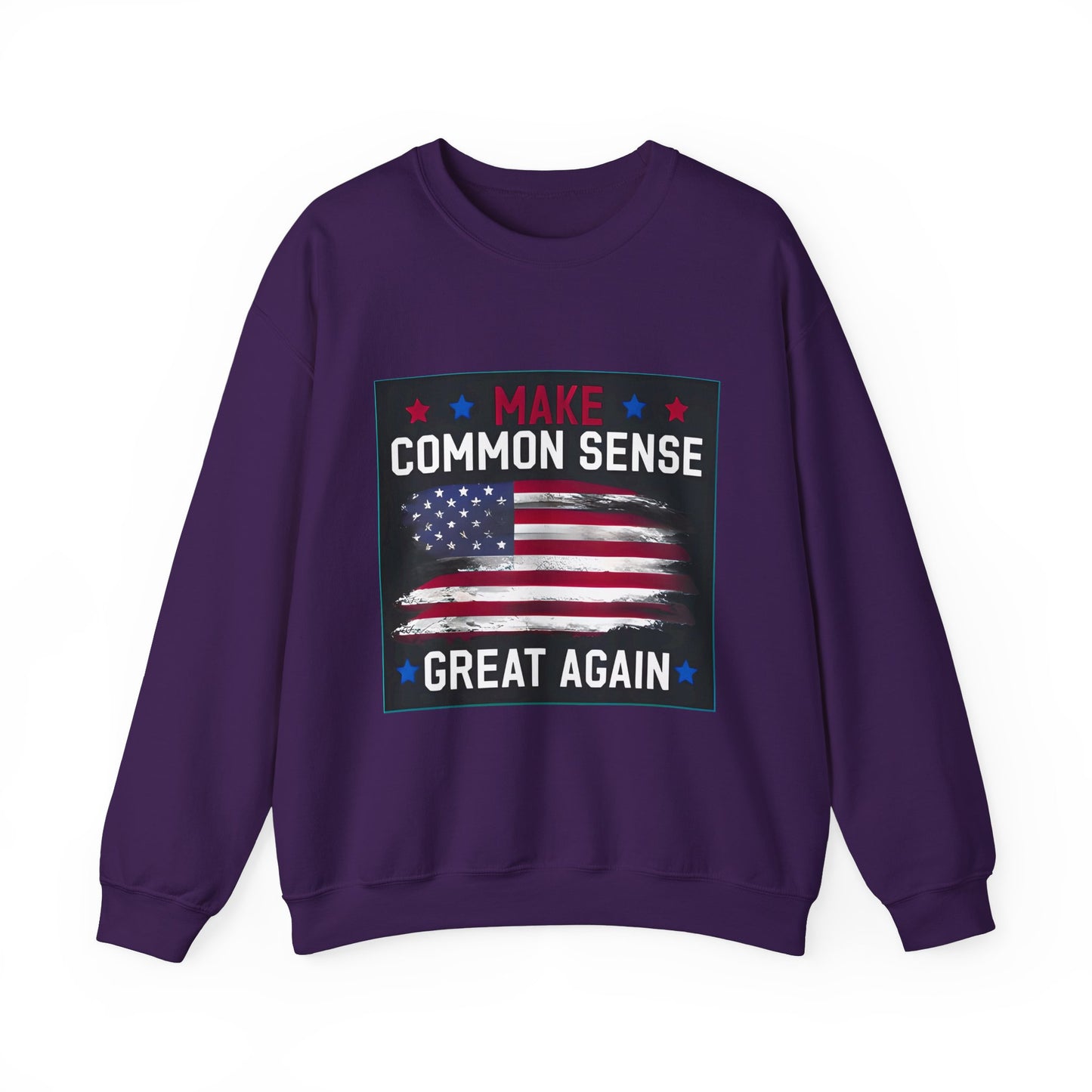 Make Common Sense Great Again Sweatshirt, Gift for Her/Him, Unisex Crewneck, Political Statement Apparel.