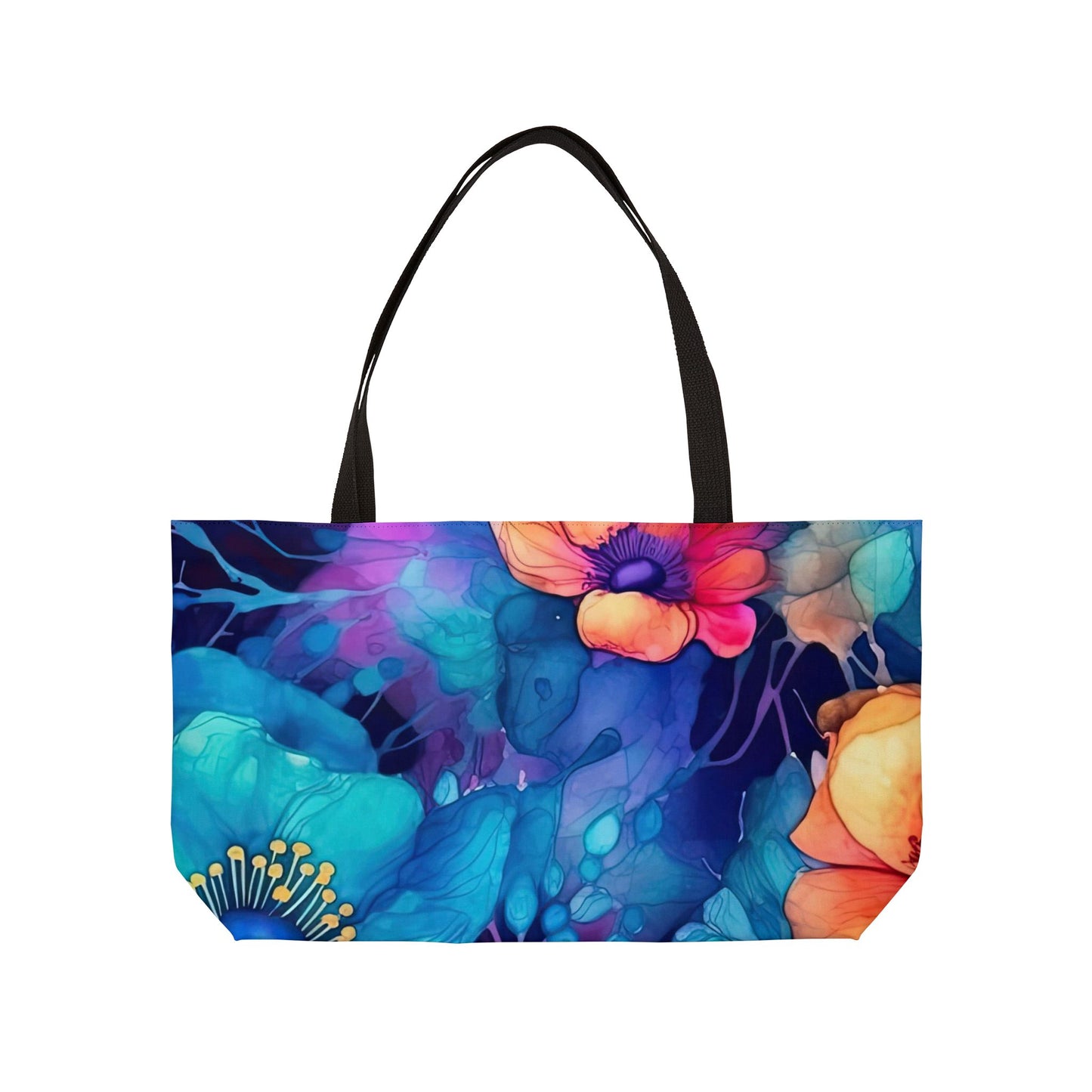 Floral Tote Bag, Botanical Weekend Bag, Large Carryall Purse, Canvas Beach Bag, Boho Shopping Tote. Gift for her.