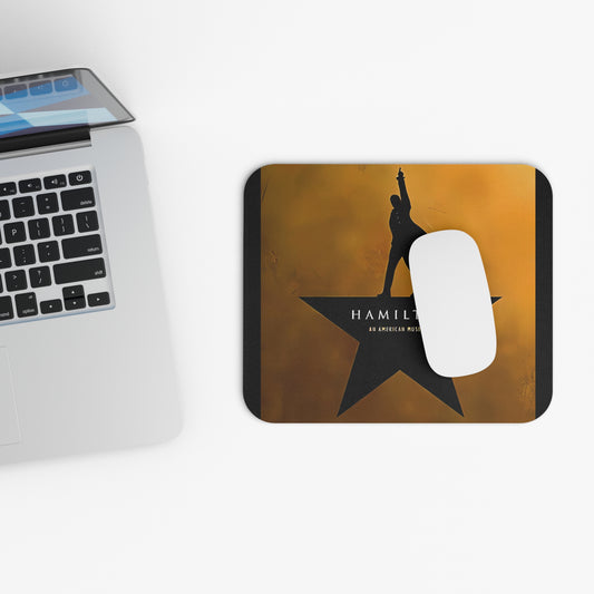 Hamilton Musical Theater Mouse Pad (Rectangle). Great Gift for Broadway Enthusiast. Gift for Him. Gift for Her.