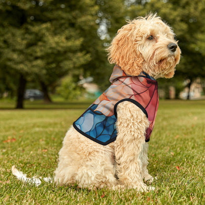 Autumn Leaves Pet Hoodie.  Ideal for pet lovers celebrating Halloween or Thanksgiving.