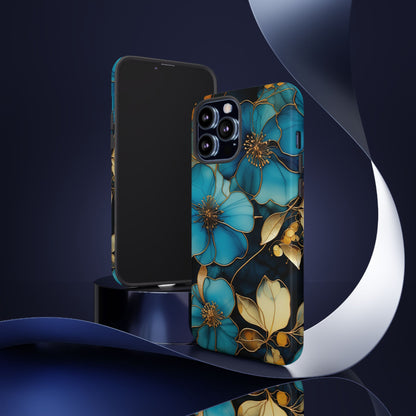 Floral Tough Phone Case - Protective iPhone, Samsung Galaxy, Google Pixel Cover - Durable Floral Design for Maximum Protection