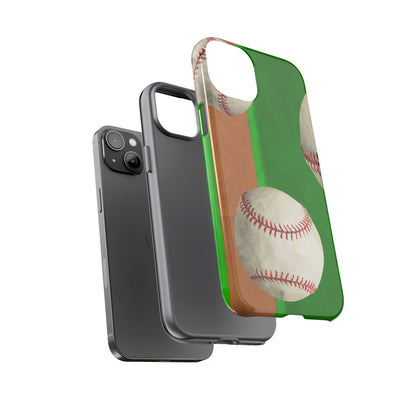 Baseball Tough Cases, Protective Phone Cases for iPhone, Samsung Galaxy, Google Pixel - Sports Phone Accessories, Baseball Fans Gift, Tech