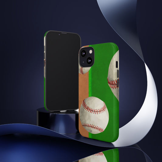 Baseball Tough Cases, Protective Phone Cases for iPhone, Samsung Galaxy, Google Pixel - Sports Phone Accessories, Baseball Fans Gift, Tech