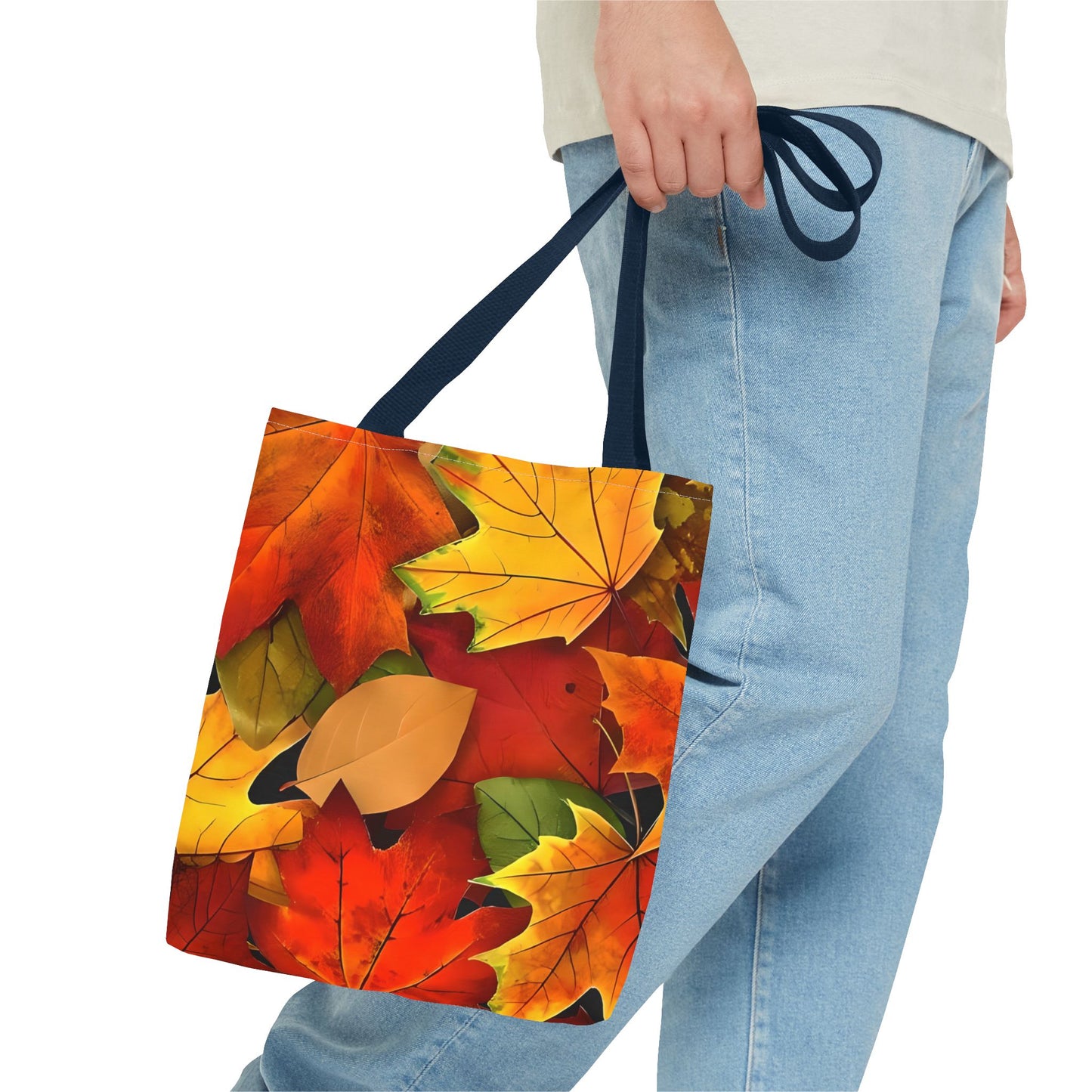 Versatile Autumn Leaves Tote Bag | Autumn Leaves Canvas Tote | Stylish Reusable Shopping Bag.