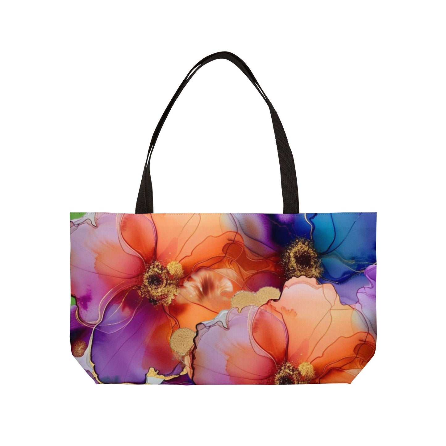 Floral Tote Bag, Botanical Weekend Bag, Large Carryall Purse, Canvas Beach Bag, Boho Shopping Tote. Gift for her.