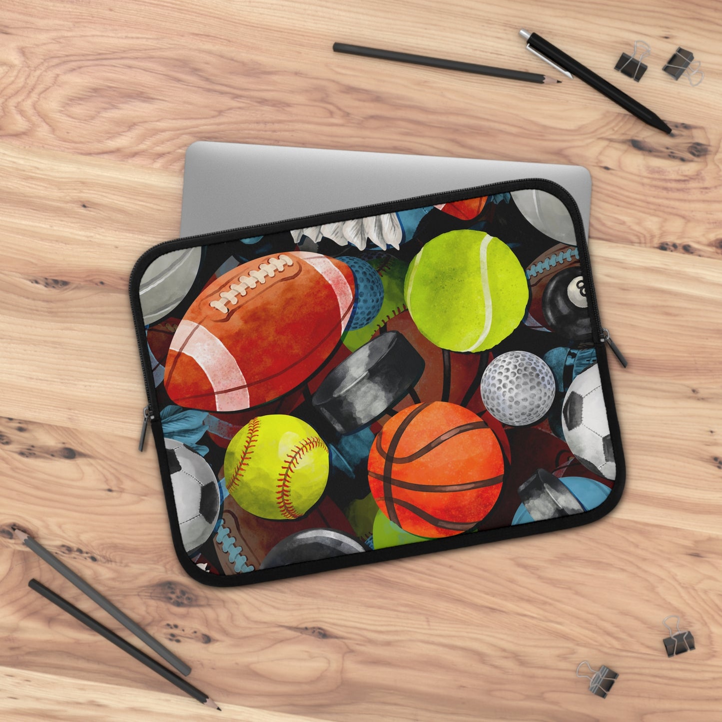 Sports Laptop Sleeve - Protective Cover for Athletes, Gift for Fitness Enthusiasts, Workout Gear Accessory, Gym Bag Essential, Exercise