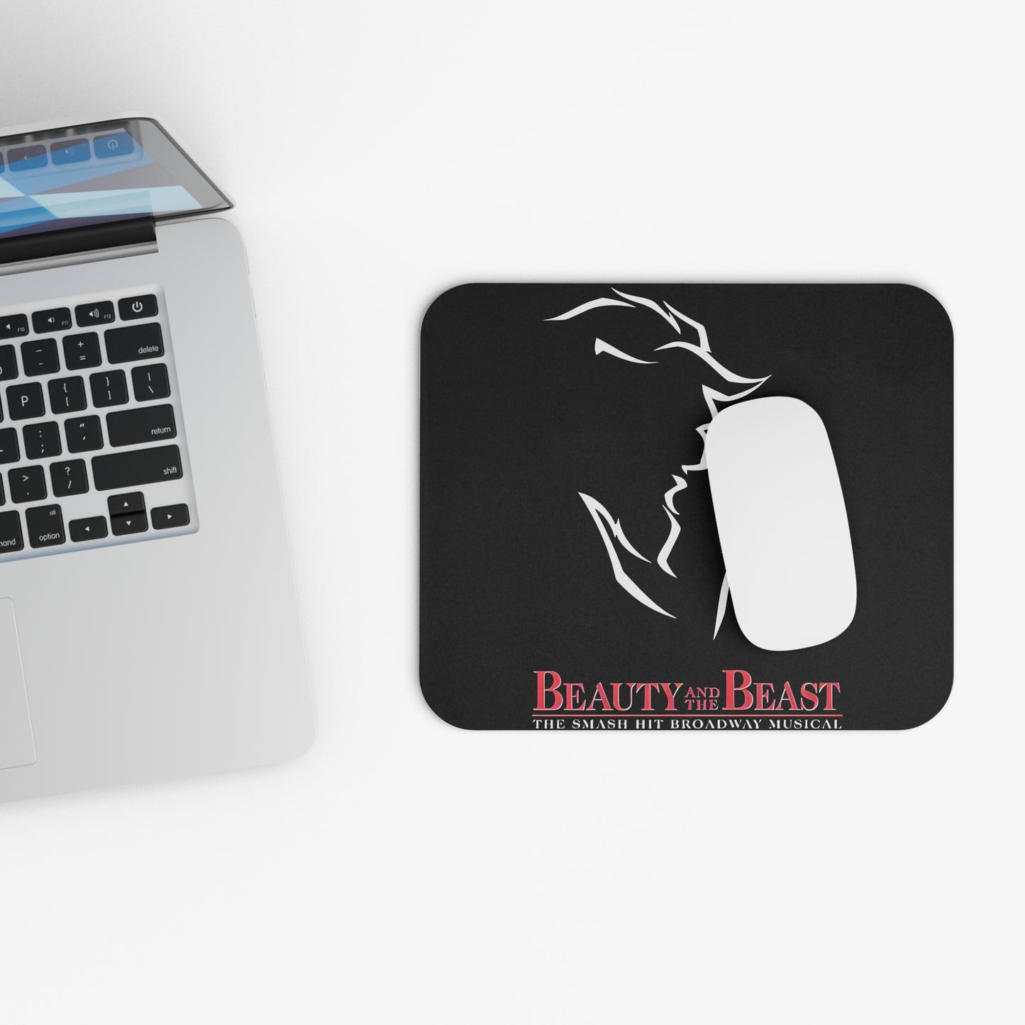 Beauty and the Beast Musical Theater Mouse Pad (Rectangle). Great Gift for Broadway Enthusiast. Gift for Him. Gift for Her.