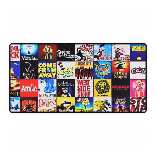 Broadway Musical Theater Desk Mats. Gift for Her. Gift for Him.