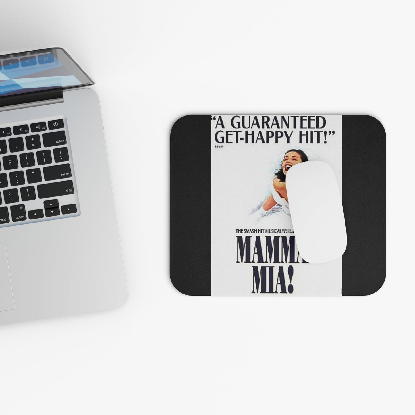 MAMA MIA Musical Theater Mouse Pad (Rectangle). Great gift for Broadway enthusiasts. Gift for her. Gift for him.