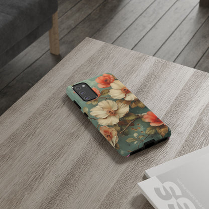 Floral Phone Cases, Tough iPhone Cases, Samsung Galaxy, Google Pixel, Protective Phone Cases