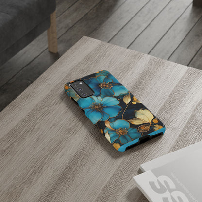 Floral Tough Phone Case - Protective iPhone, Samsung Galaxy, Google Pixel Cover - Durable Floral Design for Maximum Protection