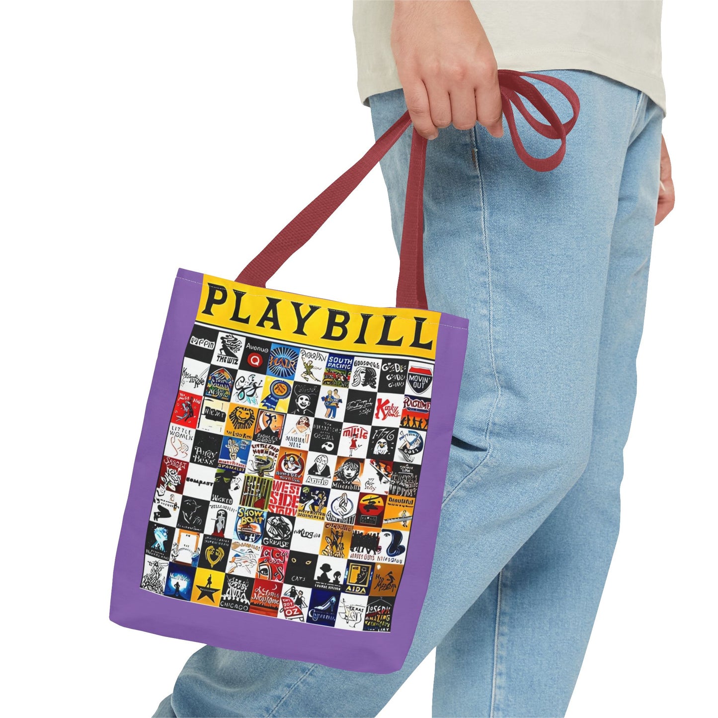 Playbill Tote Bag. Great Gift for Broadway Enthusiast.  Broadway Gift. Gift for her, Gift for him.