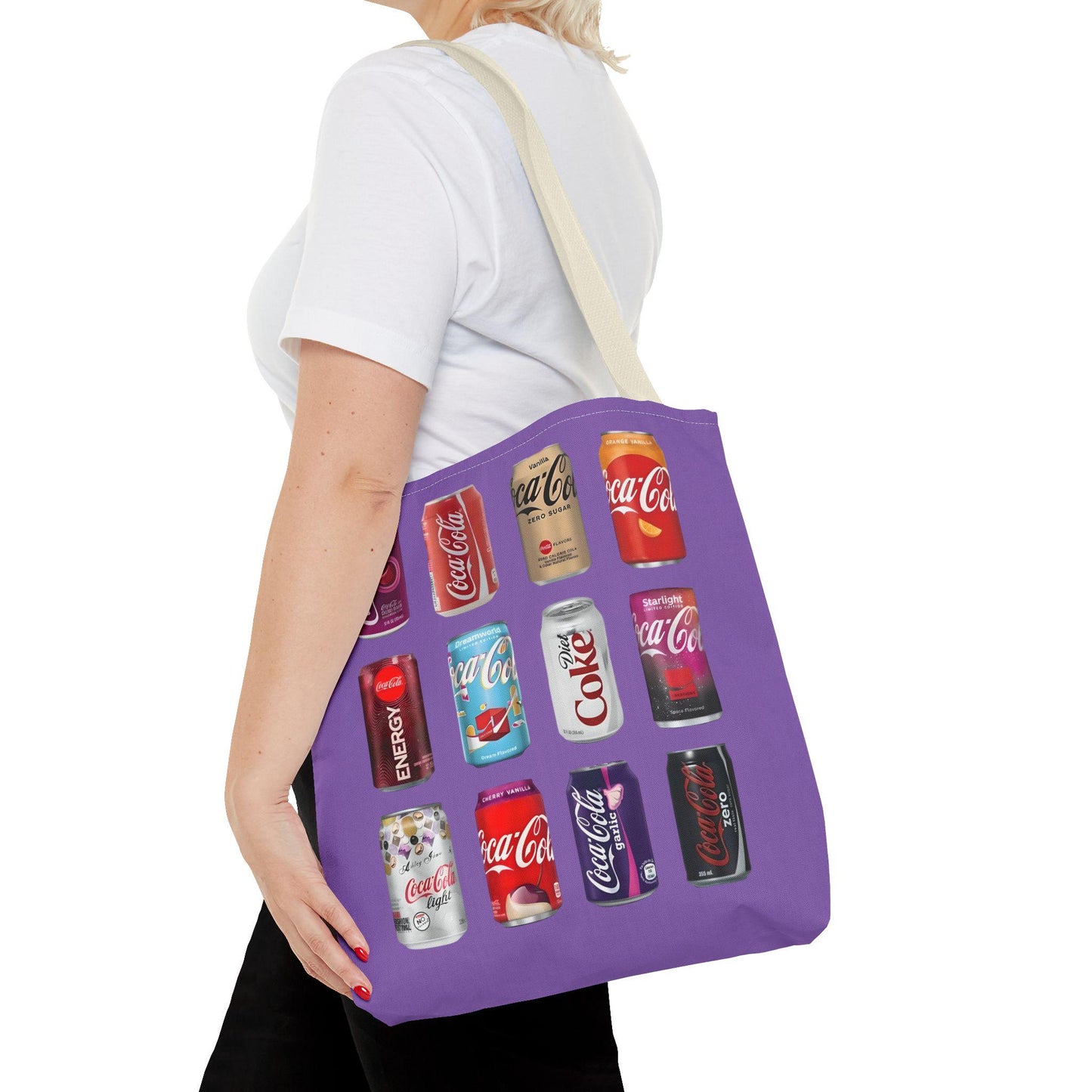 Coke Tote Bag | Classic Coke Canvas Tote | Stylish Reusable Shopping Bag | Vintage Coca-Cola Design