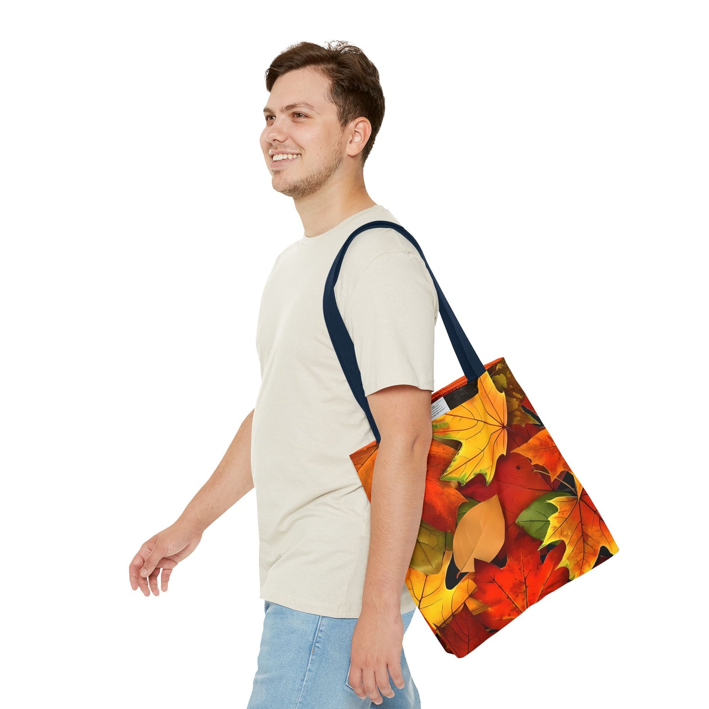 Versatile Autumn Leaves Tote Bag | Autumn Leaves Canvas Tote | Stylish Reusable Shopping Bag.