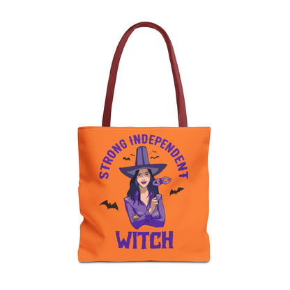 Strong Independent Witch Tote Bag. Great Gift for Halloween Enthusiast.