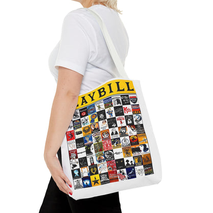 Playbill Collage Tote Bag. Great Gift for Broadway Enthusiast. Broadway Gift. Gift for her, Gift for him.