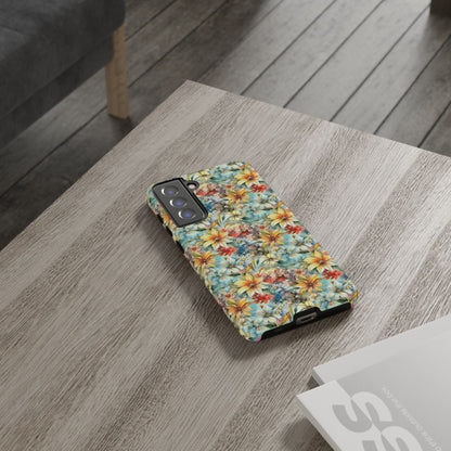 Floral Phone Cases, Tough iPhone Cases, Samsung Galaxy, Google Pixel, Protective Phone Cases