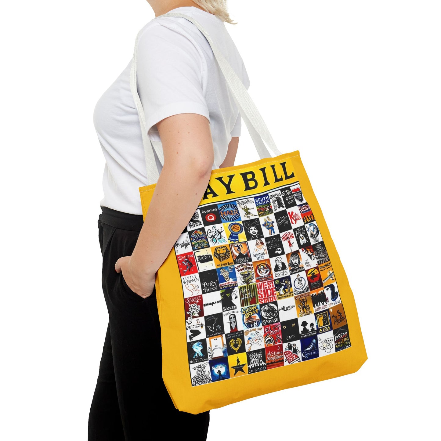 Playbill Tote Bag. Great Gift for Broadway Enthusiast.  Broadway Gift. Gift for her, Gift for him.