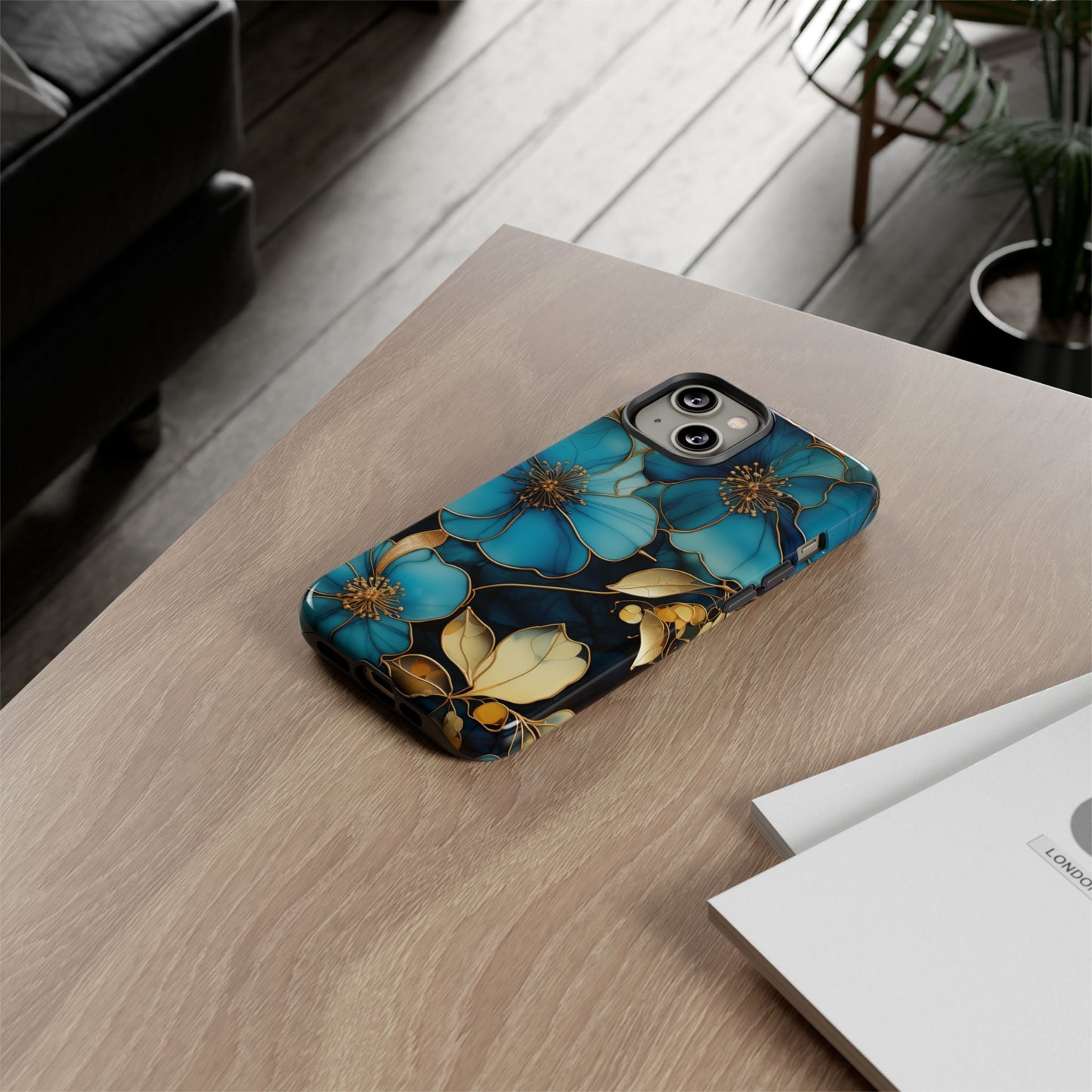 Floral Tough Phone Case - Protective iPhone, Samsung Galaxy, Google Pixel Cover - Durable Floral Design for Maximum Protection