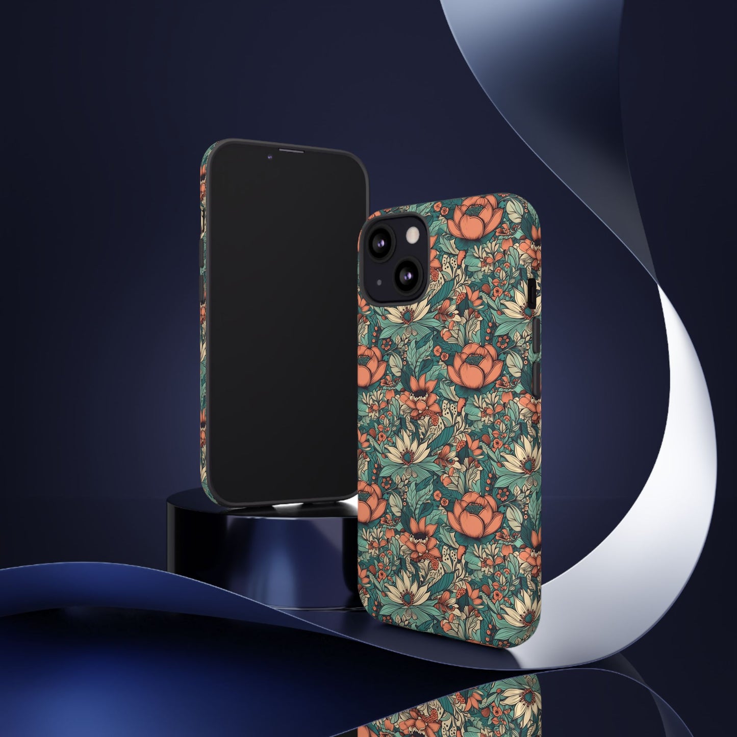 Copy of Magnolia Floral Phone Cases, Tough iPhone Cases, Samsung Galaxy, Google Pixel, Protective Phone Cases