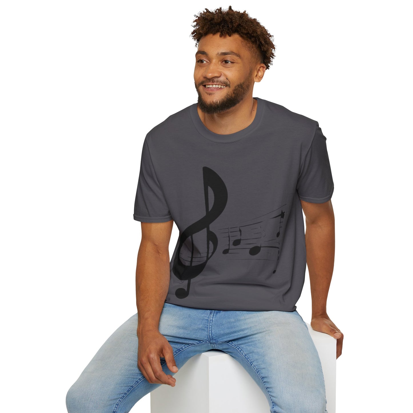 Music Notes  Unisex Softstyle T-Shirt. Makes a great gift! Explore Now.