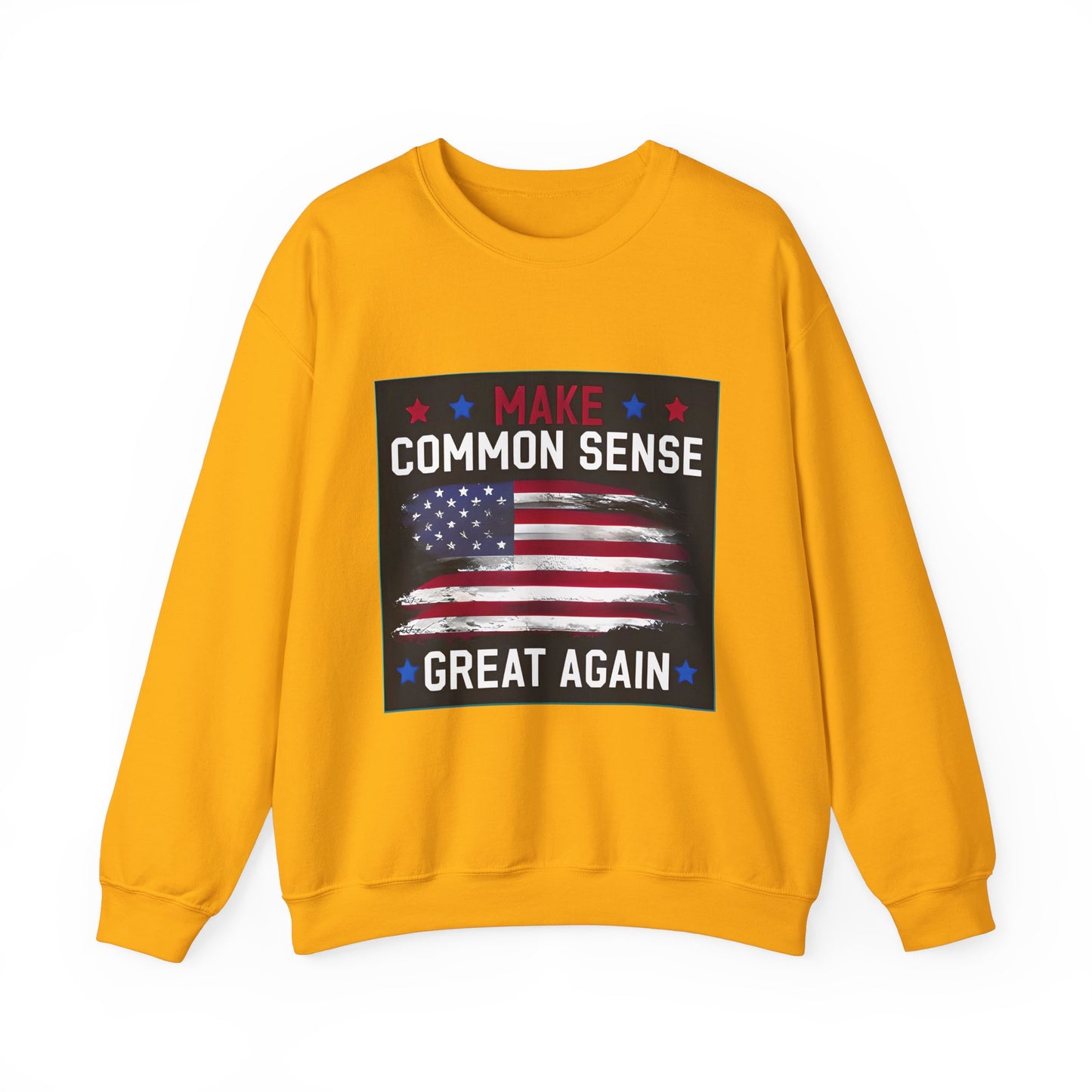 Make Common Sense Great Again Sweatshirt, Gift for Her/Him, Unisex Crewneck, Political Statement Apparel.